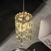 Cross-border new bedroom bedside chandelier, postmodern living room crystal decoration, creative art, dining room bar counter small chandelier Specification image