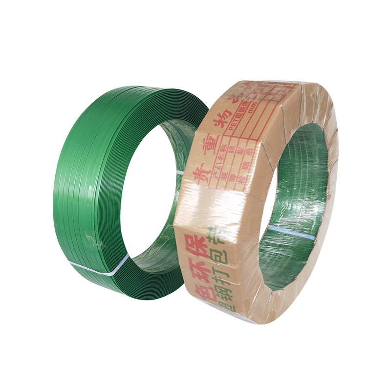 Plastic steel strapping PET plastic steel strapping logistics pet non-splitting manual plastic steel strapping 1608 green plastic steel strapping Application Scenario