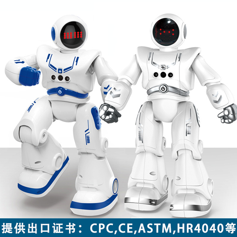 跨境太空机器人智能编程早教机手势感应学习机儿童益智遥控玩具批