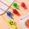 Football whistle, plastic horn, concert and sports meeting cheering horn, whistle, referee whistle, sports goods Application Scenario