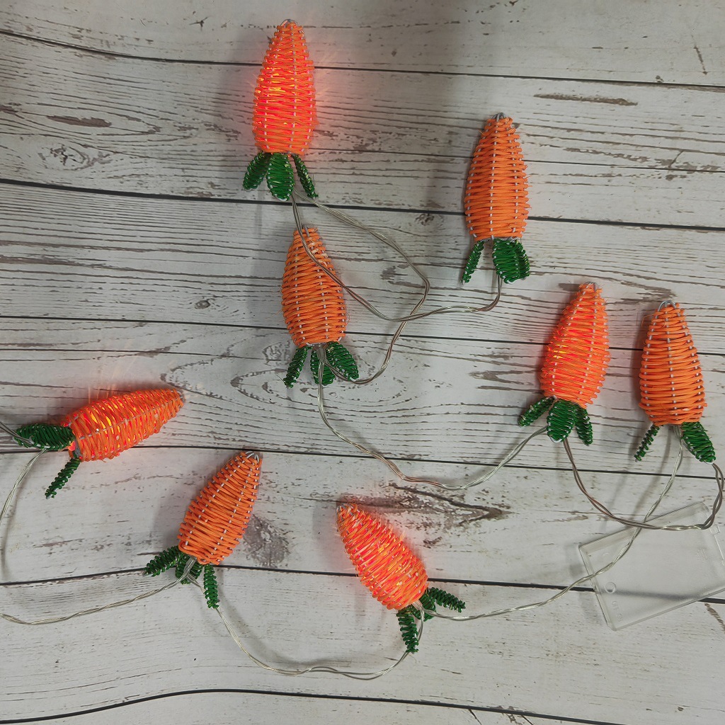 Easter Cross Border Turnip Rattan Ball Lighting Indoor And Outdoor Light String Decorations Holiday Decorations Specification drawing