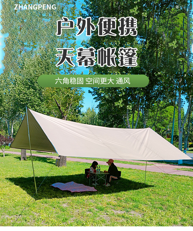 Wholesale camping canopies, camping tents, outdoor sunshades, curtains, portable sunshade and rainproof canopies pic 6