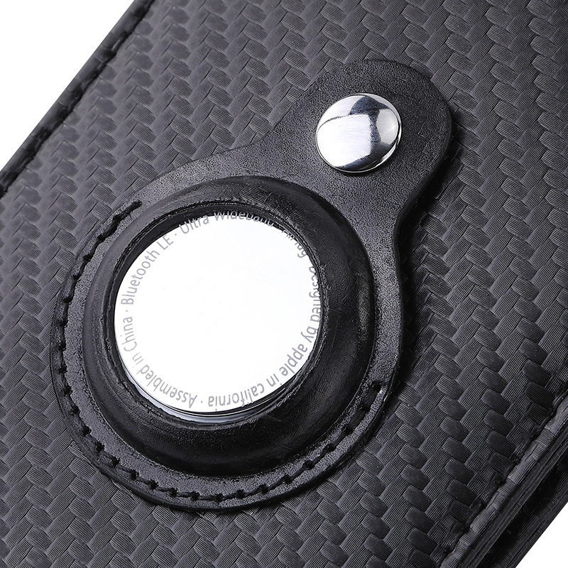 Amazon cepillo antirrobo airtag localizador billetera dólar clip rastreador multi-tarjeta posición hombre mujer aleación de aluminio tarjeta pack Item Picture