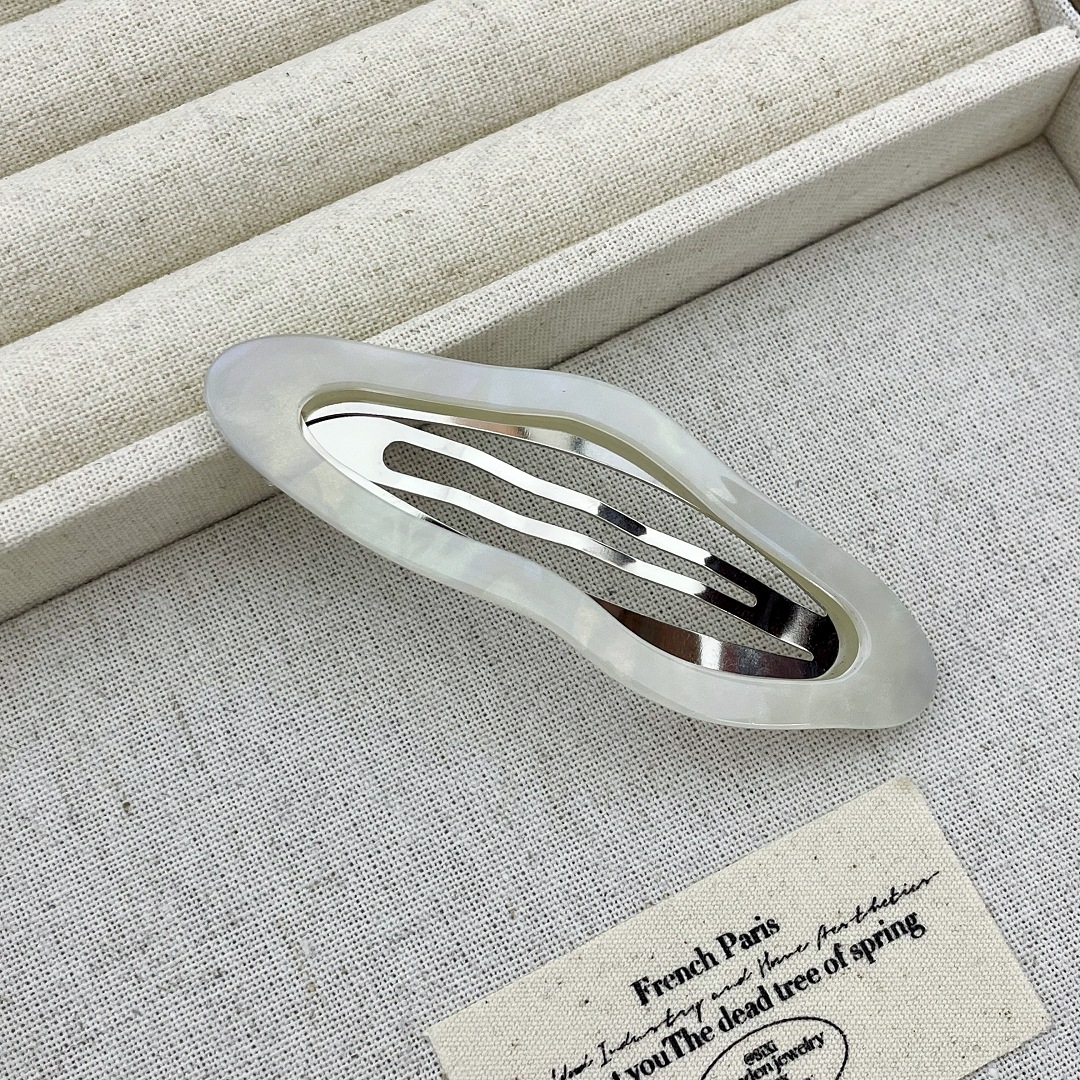 Cloud Hairpin for women, back of the head, forehead, 2024 new side clip headwear clip, bangs, small hair clip, bb clip pic 12