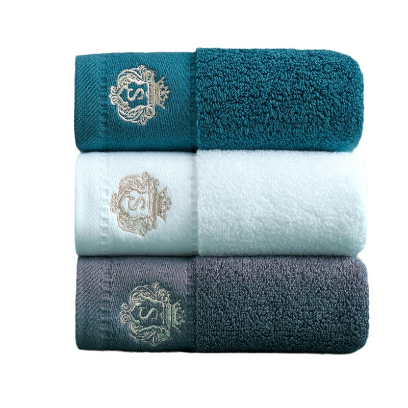 Wholesale of all-cotton towels for household use, absorbent pure cotton towels, thickened and soft towels for adults, wholesale of pure cotton towels for street stalls in Gaoyang Item Picture