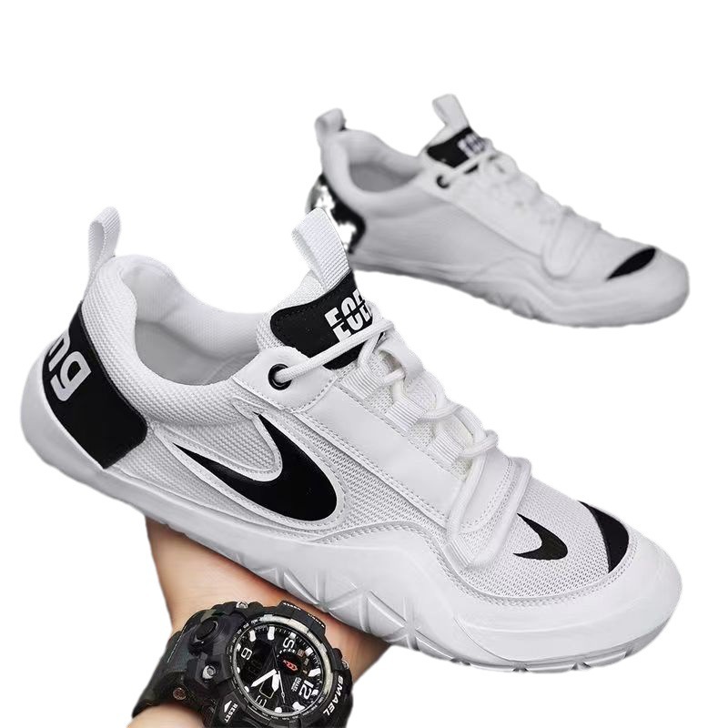 Summer Light Men's Shoes 2023 New Mesh Surface Breathable A Slip-On Soft Sole All Match Casual Shoes Flat Driving Shoes Item Picture
