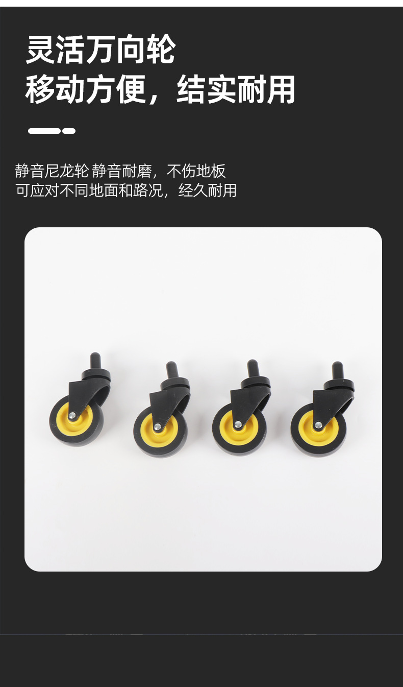 塑料榨水车酒店宾馆客房物业餐厅多功能手推车工具清洁杂物工作车详情11