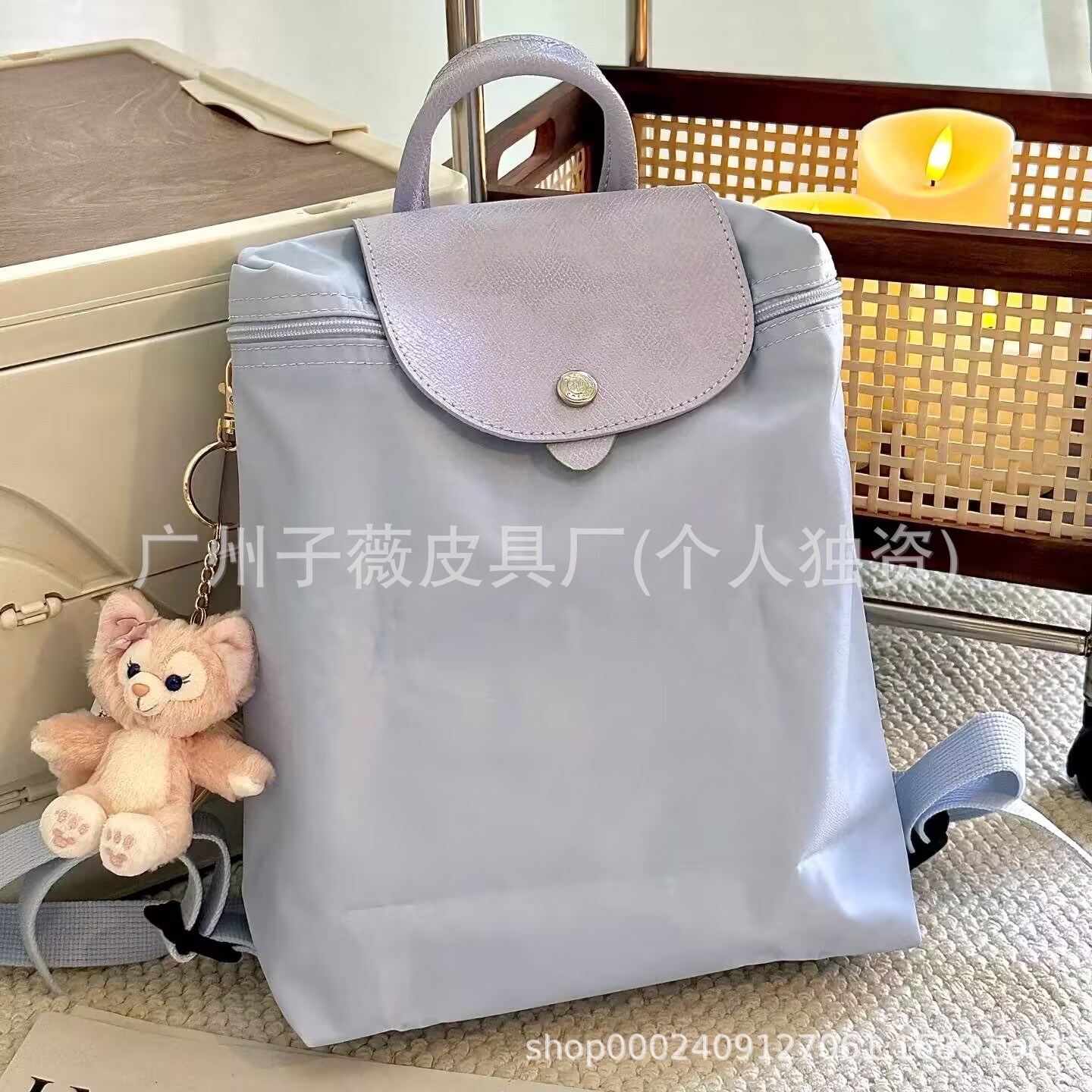 Longxiang backpack: High-quality, foldable, lightweight, large-capacity backpack, simple, fashionable, casual bag, student schoolbag