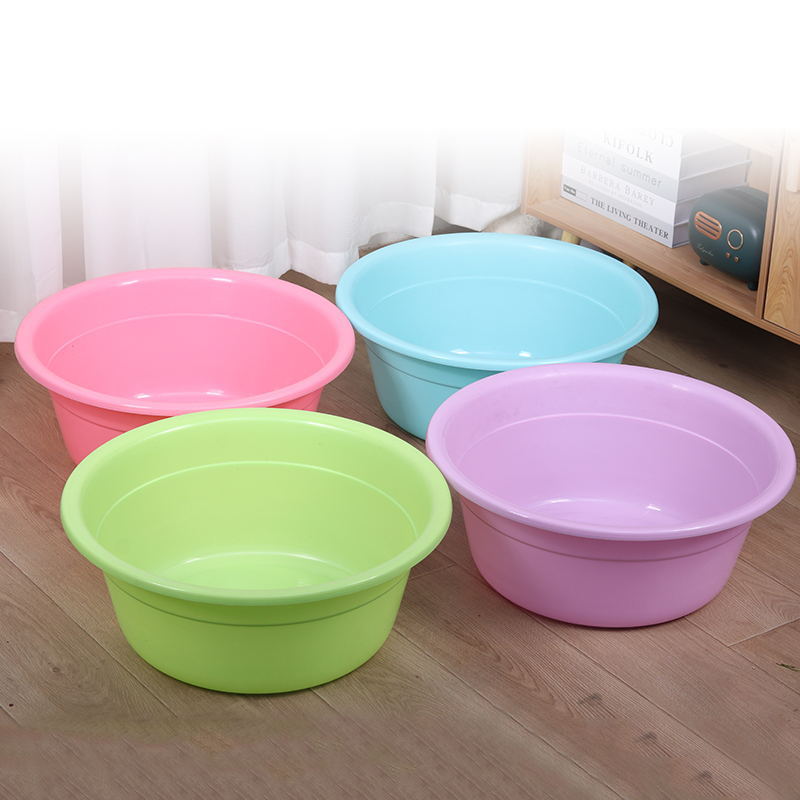 Wholesale in stock: Thickened and enlarged plastic basins above 47 yuan, household laundry basins, baby bath basins, washbasin gifts Specification image