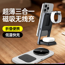 新款车载支架 红外电动感应无线充充电器 出风口导航手机支架旋转详情9