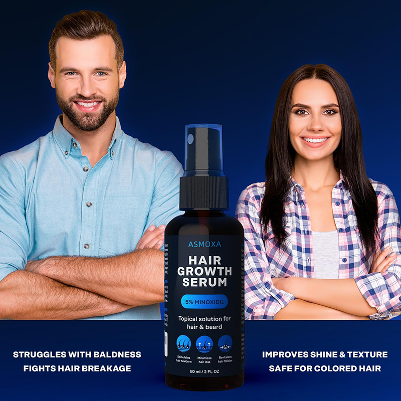 Cross-border exclusive minoxidil hair growth serum for dense hair growth and growth Specification drawing