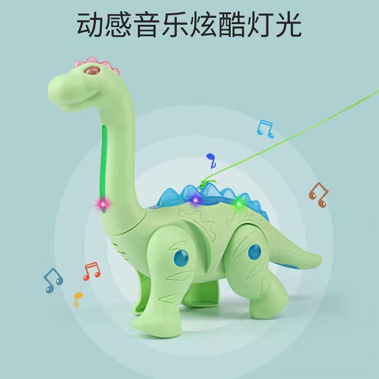 纤绳恐龙闪光电动/网红电动产品图