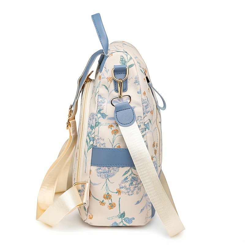 新款防盗双肩包时尚韩版手提女士背包外出休闲多功能单肩包背包女详情6