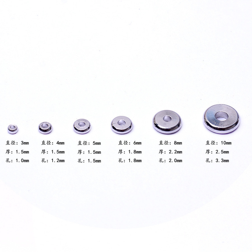 Color Retaining Gold Beads 14K Covered Gold Bead Spacer Piece Loose Beads Diy Jewelry Accessories Bracelet Necklace Smooth Flat Wheel Wholesale Application Scenario