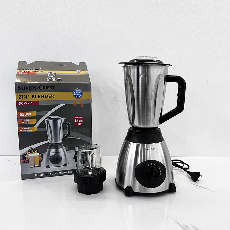 Foreign Trade Household Blenders, Glass And Stainless Steel Food Processors, Juicers, Grinders, Multi-Purpose Intelligent Speed Regulation