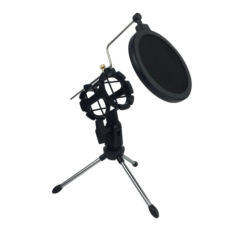 Factory wholesale of mobile phones, karaoke bars, microphones, tripod stands, three-legged desktop anti-spray covers, stands and microphone clips