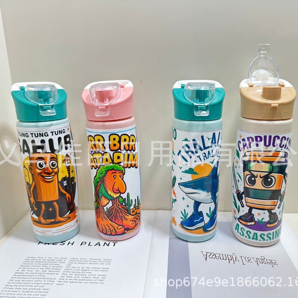 Wholesale of the best-selling "Shan Hai Jing" series water cups, children's water cups, bouncing LIDS and student hand-held space cups on Amazon Application Scenario