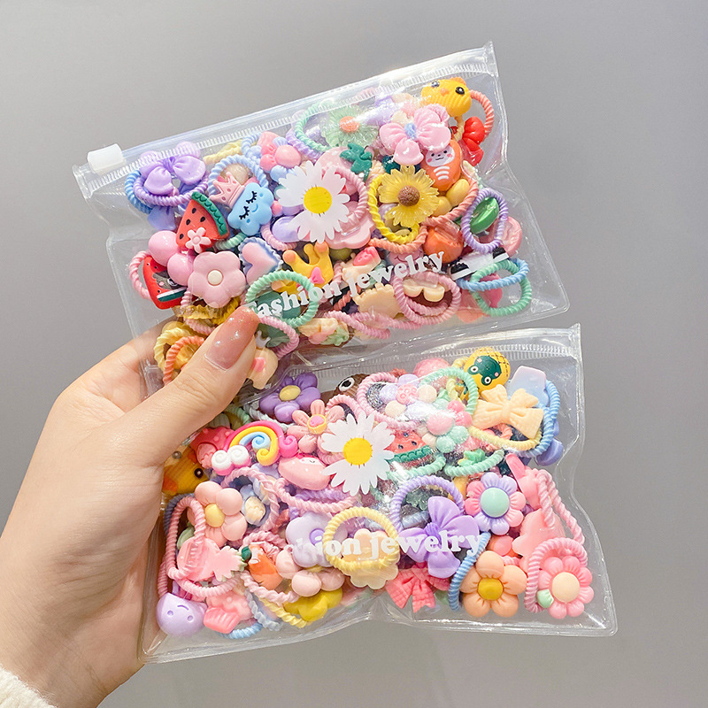 Children's Headband Does Not Hurt Hair Hair Band Girl Headband Rubber Band Baby Small Hair Circle Girl Specification drawing