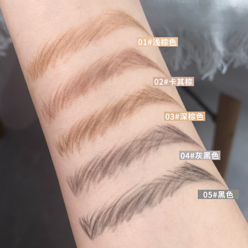 xixi Little Golden Chopsticks Ultra-Fine Eyebrow Pencil, sweat-proof, non-fading, natural, ultra-fine, affordable for students, easy for beginners to handle Specification image