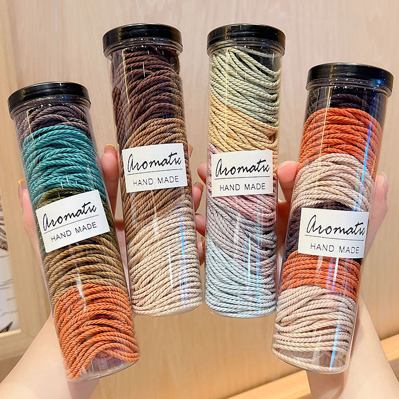 Elastic Band Female Tie Hair Circle High Elastic Durable Hair Rope 2022 New Simple Temperament Hair Rope Hair Accessories