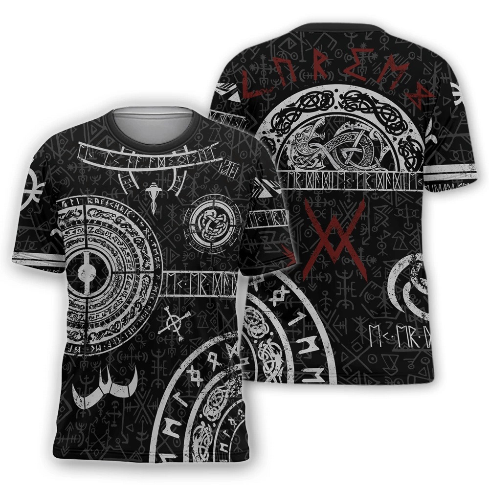 3d New Zealand Maori rugby print pattern sports and fitness T-shirt for men, fashionable and cool quick-drying top
