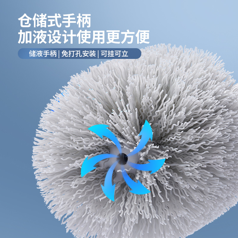 Jinhuida Household Filling Toilet Brush No Punching Wall Hanging Drain No Dead Corner Toilet Cleaning Brush Toilet Cleaning Brush details Picture