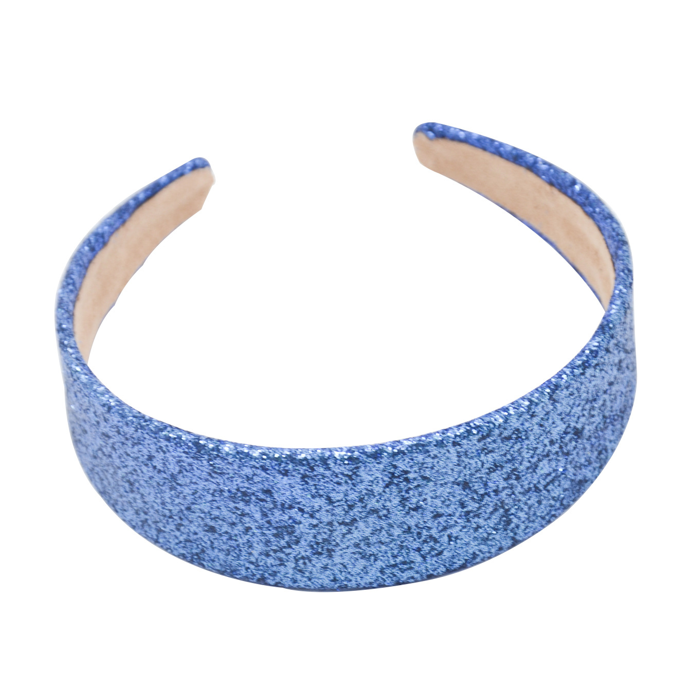 Qiwei Accessories' exclusive cross-border new fresh multi-color women's hair band, high top wide edge Glitter glitter headband, 4cm hair accessory Item Picture