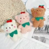 Cross-border exclusive cherry bear plush toys, rabbit figurines, keychains, backpacks, pendants, couple gifts, dolls details Picture