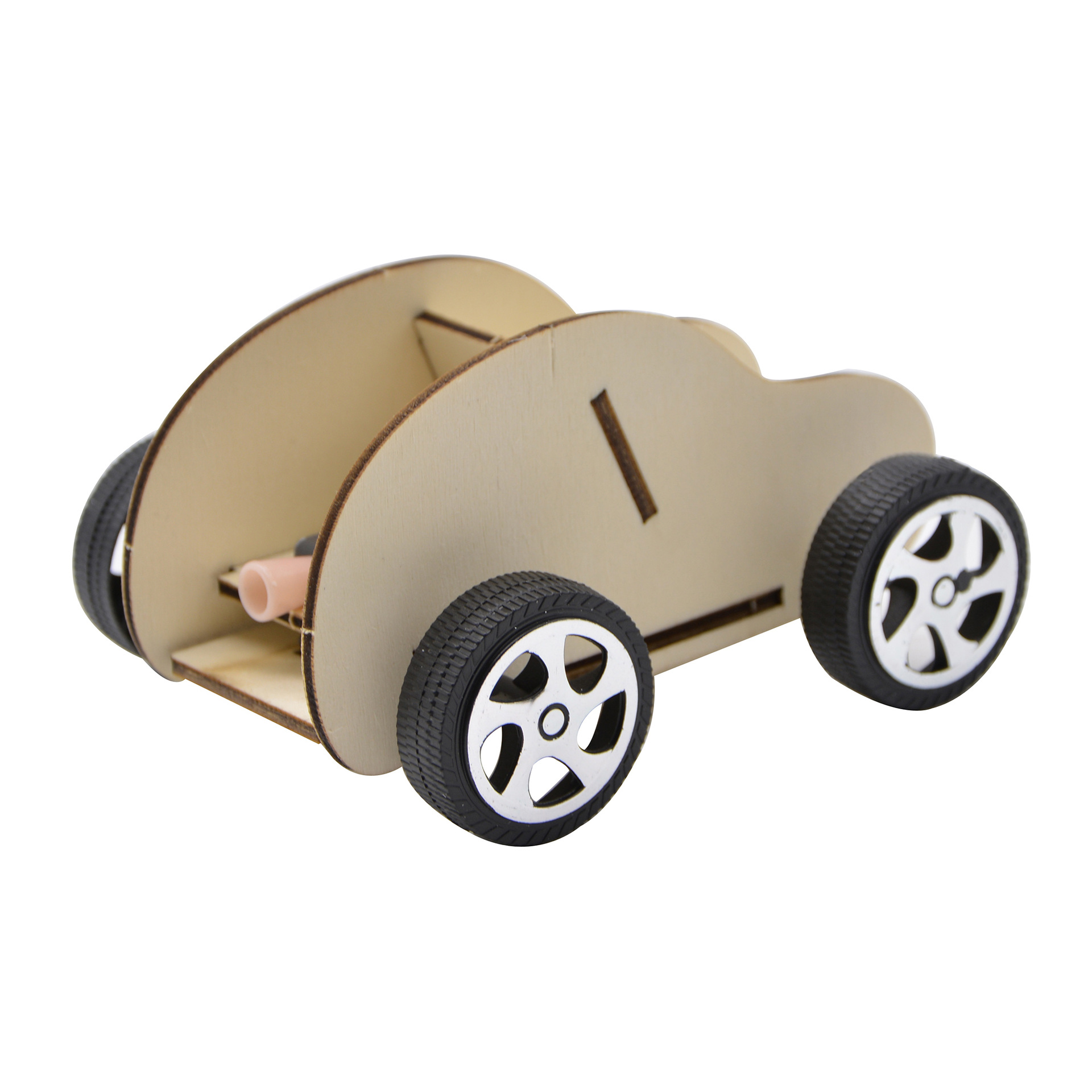 Wooden wire pull car Technology small creation and invention Model recommended style for the Science and Technology Festival, Teacher Xing Item Picture