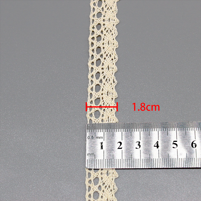 Factory stock of raw color cotton thread lace accessories, home dyed tablecloths, lockedge decorative fabrics, and lace lace details Picture