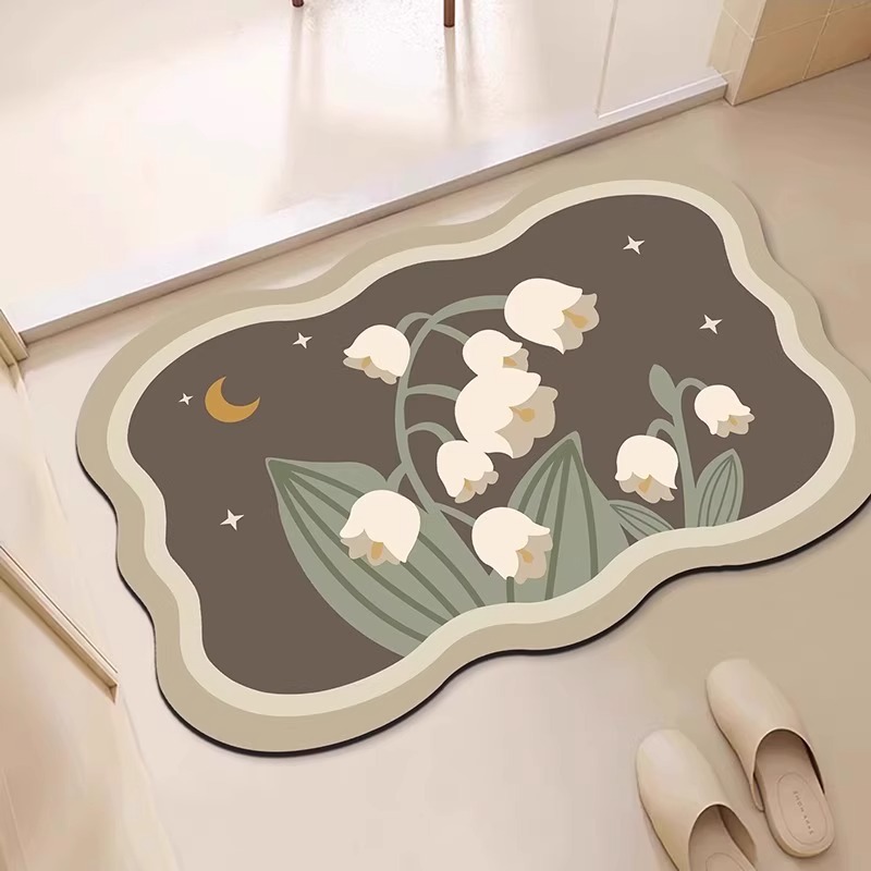 防滑垫/跨境/两件套地毯/马桶坐垫盖套/揉面垫塑料细节图