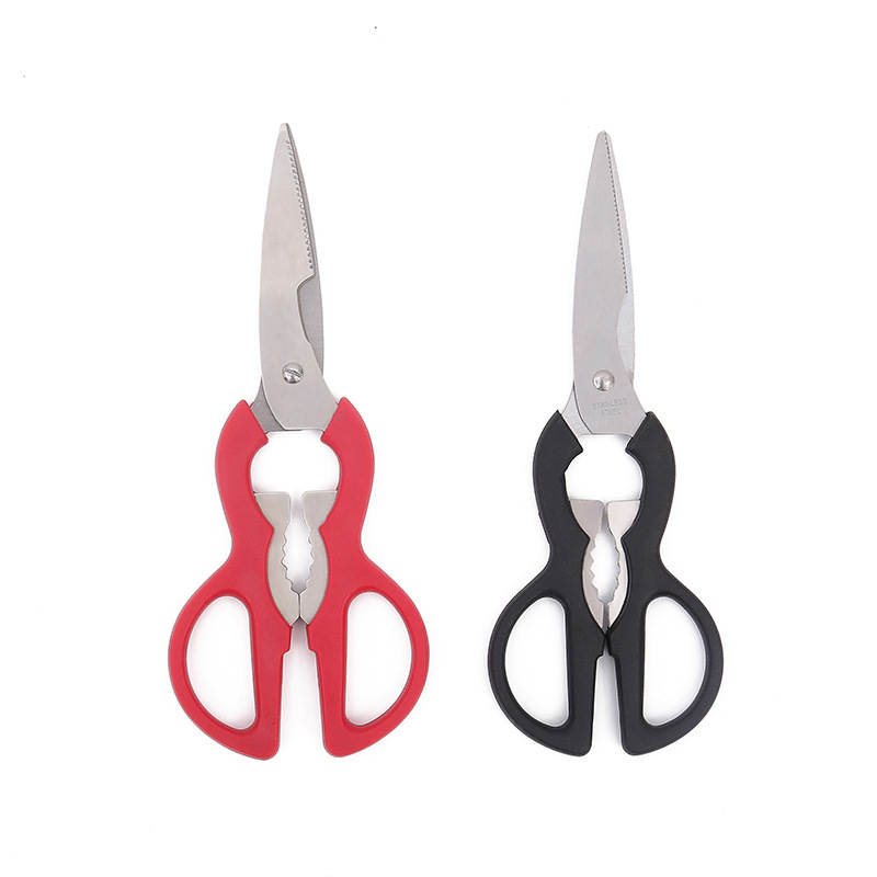 Cross-border multi-functional stainless steel PP handle irregular gourd shape bottle cap and walnut scissors for home kitchens Application Scenario