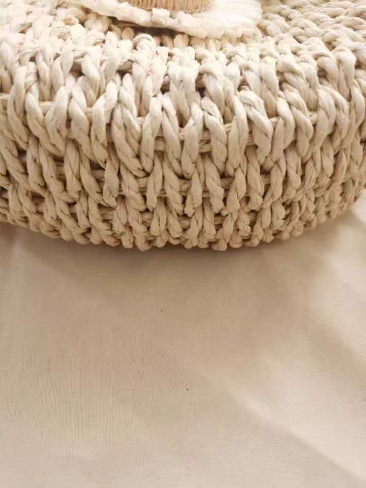 2025新款手工编织包女百搭斜挎单肩手提草编包时尚休闲女士包袋皮具潮流款详情4