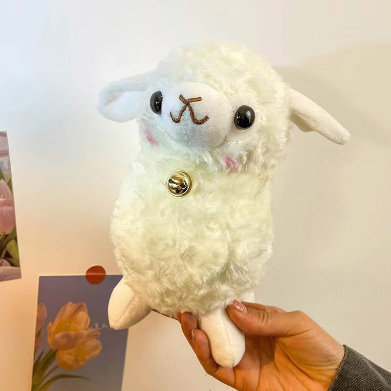 Bells, sheep plush toys, little sheep claw machine dolls, birthday, girlfriend's wedding, throwing souvenirs, gift rings details Picture