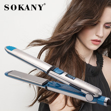 跨境SOKANY608夹板拉直卷发两用二合一家用直发板卷发棒蓬松夹板