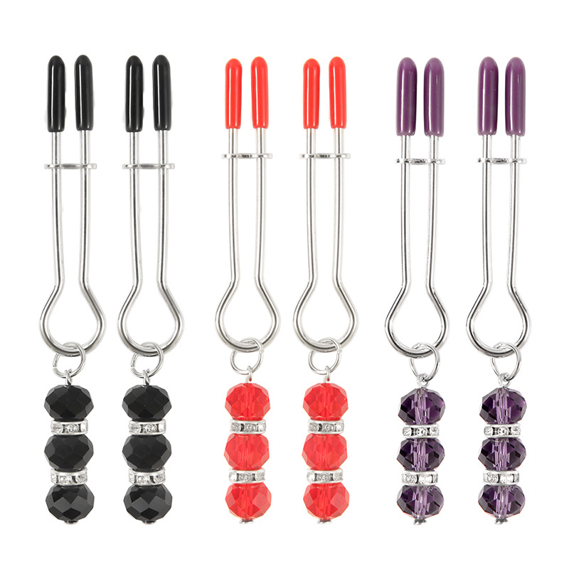 Pendant nipple clip women's equipment boobs nipple flirting toys adult sex toys