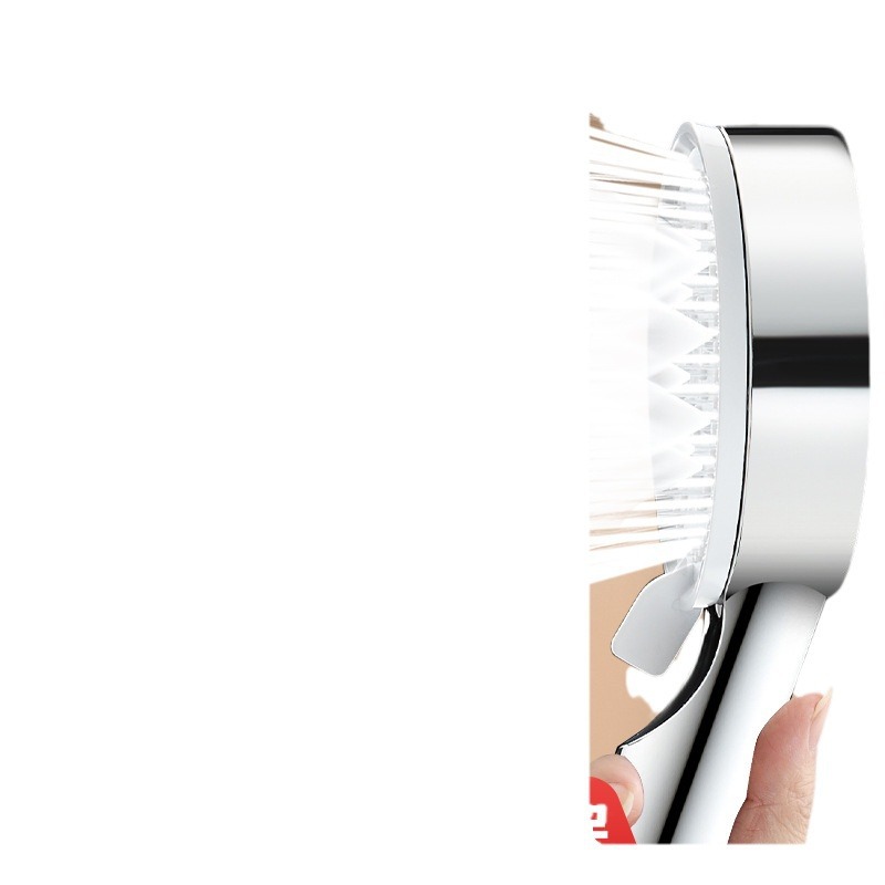 Pressurized showerhead, household super high pressure and large water output, powerful rain shower head, universal type Item Picture