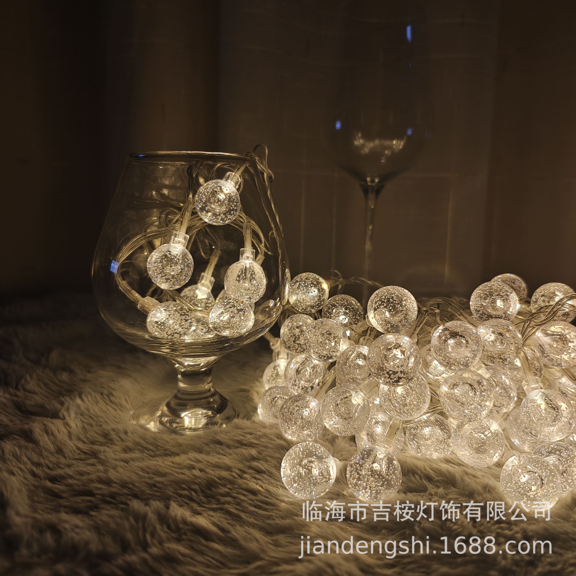 LED bubble ball light strings, transparent ball light strings, Christmas lights, crystal ball light strings, small bulbs, tent outdoor decorative lights Application Scenario