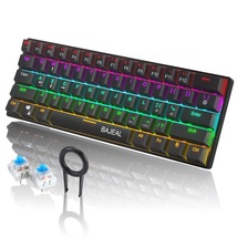 bajeal 61键青轴笔记本无线蓝牙充电机械键盘 type-C游戏电竞跨境