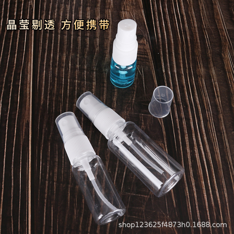 Transparent small spray bottles 30ml, 50ml, 100ml, pet plastic bottles, toner portioning bottles, small spray kettles Application Scenario
