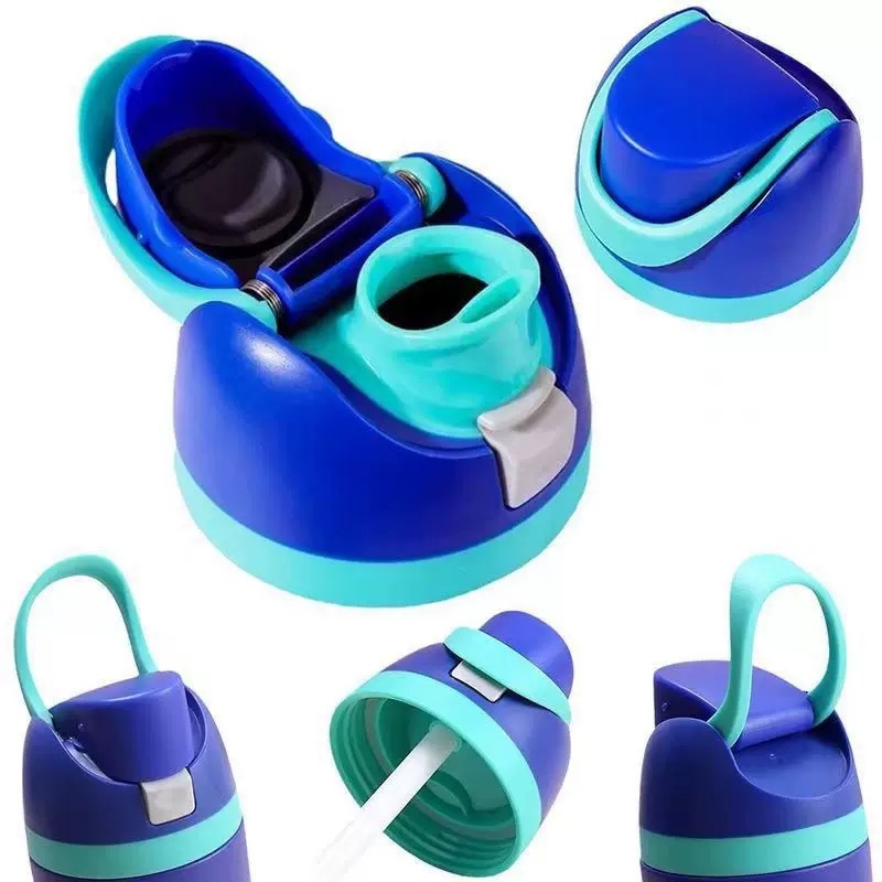 owala's same style fruit cup, 304 stainless steel insulated large-capacity double-drink bouncing sports water cup, creative cup, straw Item Picture