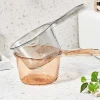 Wholesale light luxury transparent simple water spoon wholesale thickened kitchenware household plastic water ladle 水舀子 bath details Picture