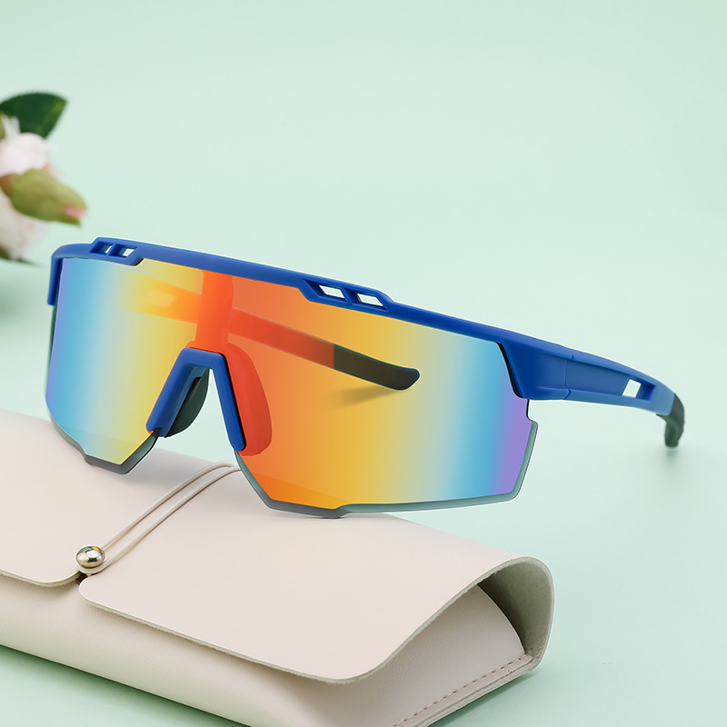 2024 New European and American fashion sports sunglasses, men's outdoor cycling sun protection sunglasses, men's cross-border wholesale glasses, men's and women's shades Specification image