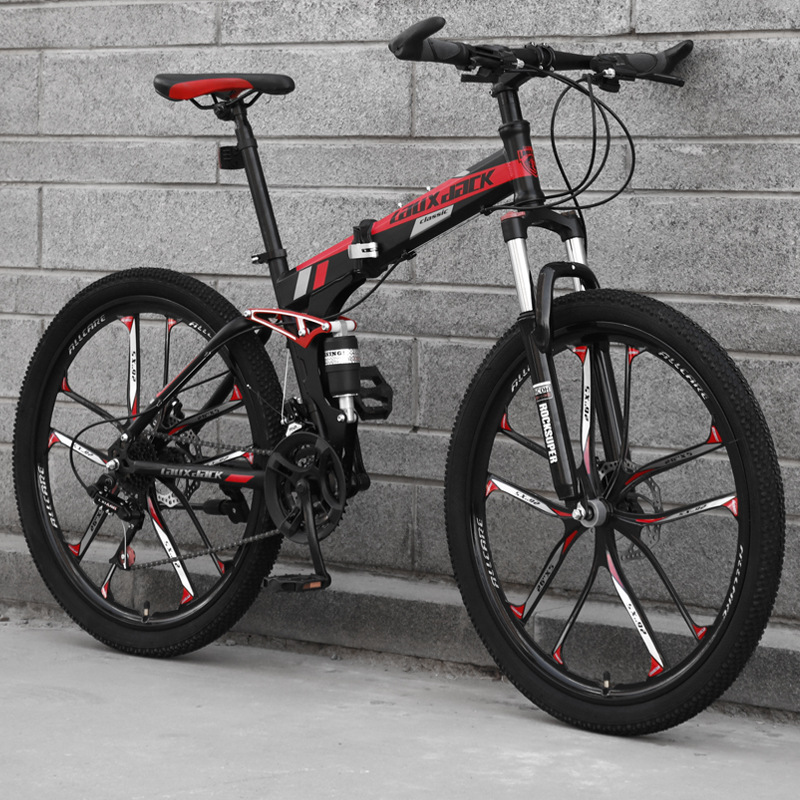 Cross-Border Wholesale Mountain Bike 26 Inch Variable Speed Folding Shock-Absorbing Bike Bicycle Disc Brake Student Mountain Bike Application Scenario