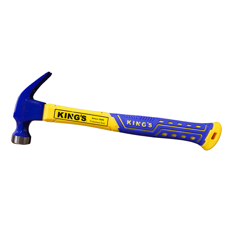 Claw Hammer Source Factory Custom Wholesale Spray American Nail Carpentry Special Carbon Steel Hammer Covered With Plastic Handle Hammer Item Picture
