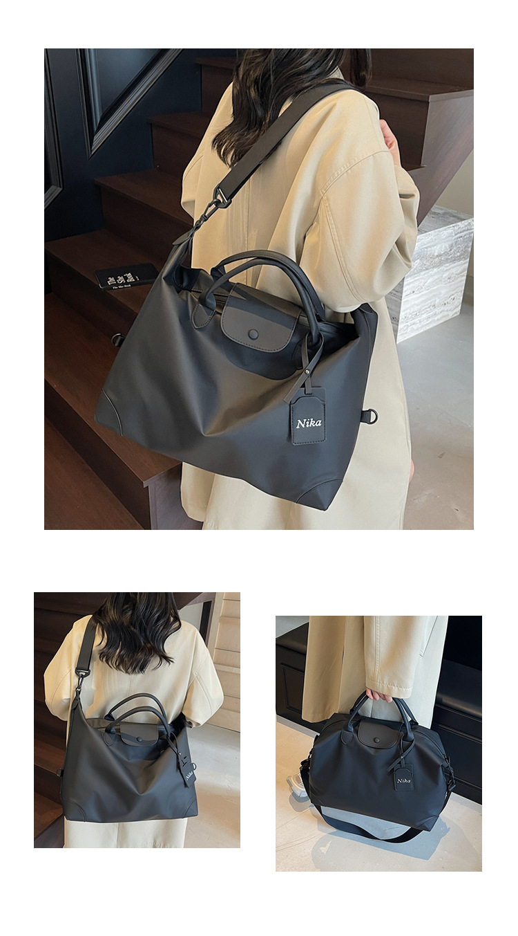 大容量旅行包轻便待产收纳袋健身运动瑜伽包旅行出差手提行李包女详情13