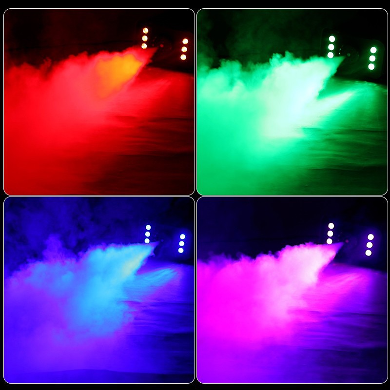 Hot Outdoor Portable 1500w stage smoke machine, smoke spray machine, wedding smoke maker, bar LED constant temperature smoke machine details Picture
