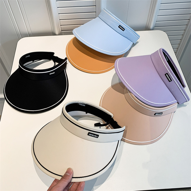 Empty Top Hat Big Brim Empty Top Uv Sunscreen Hat Female Visor Sun Hat Sun Hat Sunscreen Hat Custom Wholesale Printing Logo Application Scenario