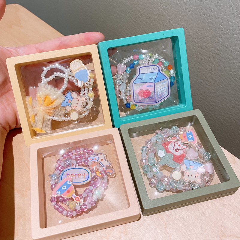 韩国儿童卡通可爱项链网红同款飞船小熊蝴蝶结少女首饰小女孩饰品详情图2