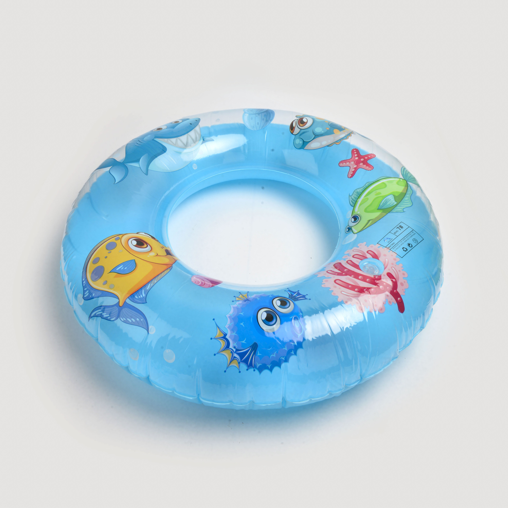 Cross-border exclusive children's water assistive products: Printed ordinary rings, ocean patterns, transparent rings, printed swimming rings Specification image